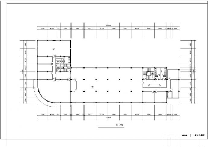 某地大型酒店建筑CAD设计施工图（共12张）_图1