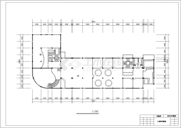 某地大型酒店建筑CAD设计施工图（共12张）-图二