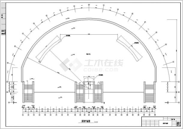 某地小型广场建筑施工图（含设计说明）-图二