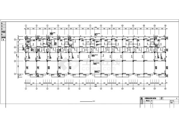 某地小城镇商住楼结构建筑施工图（共13张）-图一