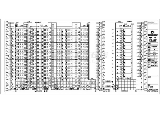 某地十七层剪力墙结构住宅建筑设计施工图纸-图二