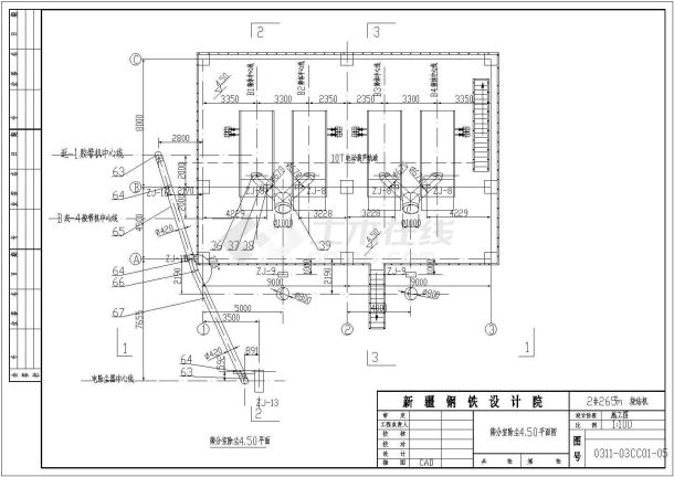 265平米烧结机筛分室静电除尘系统设计图纸-图二