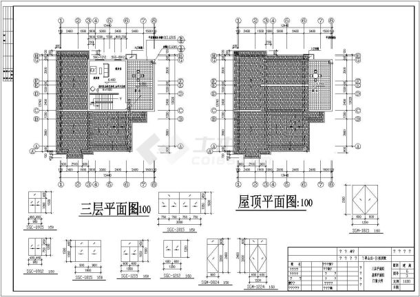 某地区翡翠山庄别墅施工图纸（全套）-图二