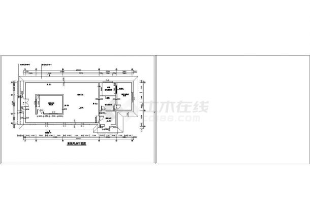 某地方郊区旅游景点管理用房施工图-图二