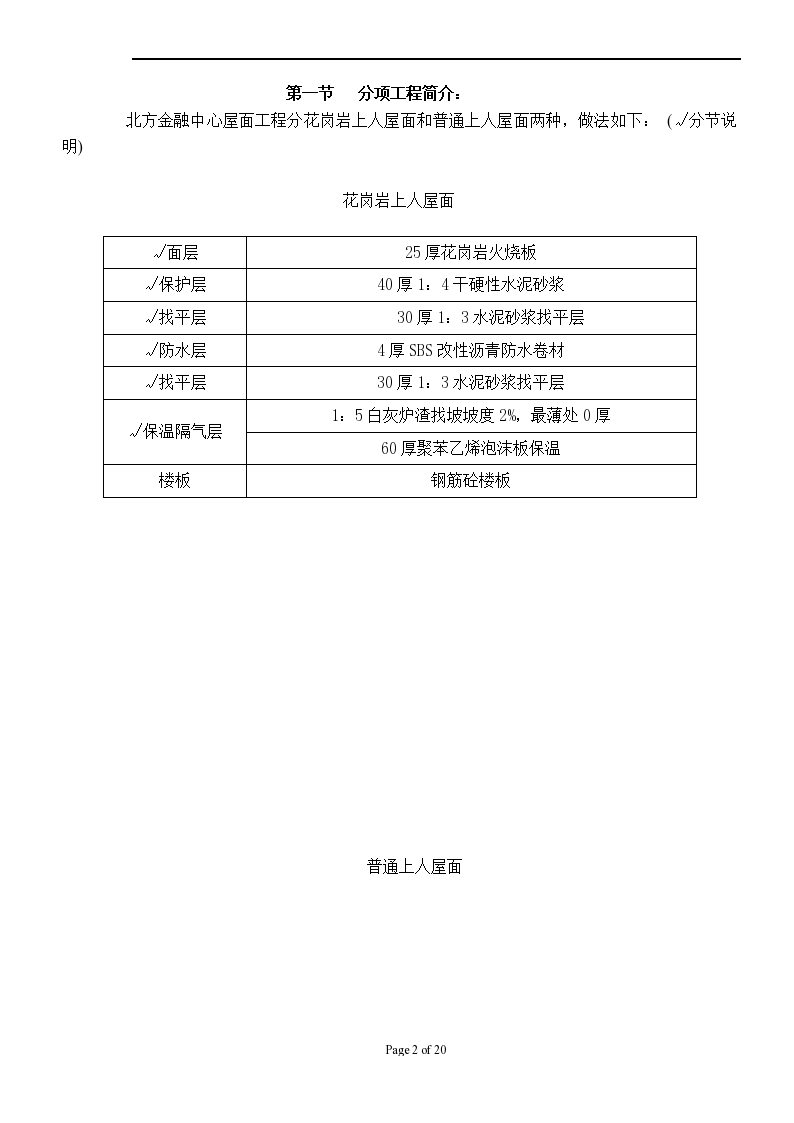 北方金融中心屋面工程施工组织设计方案-图二