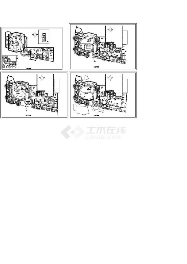 2层餐厅装修改造方案设计施工图-图一