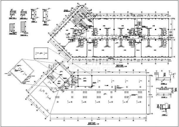 某地黄金海岸商住综合楼施工图（含建筑说明）-图二