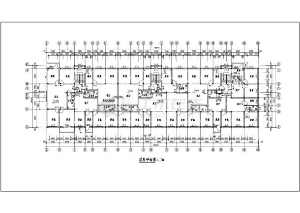 比较受人喜爱的多层住宅建筑施工图-图二