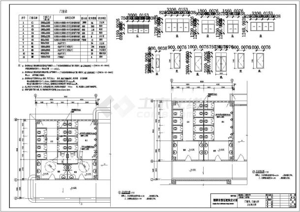 某地21层中学教学楼建筑设计施工图(总图)-图二