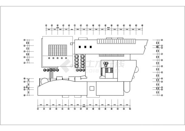 某多层大学教学楼建筑方案设计图纸-图二