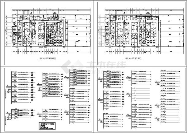 厂房电气照明图纸-图一