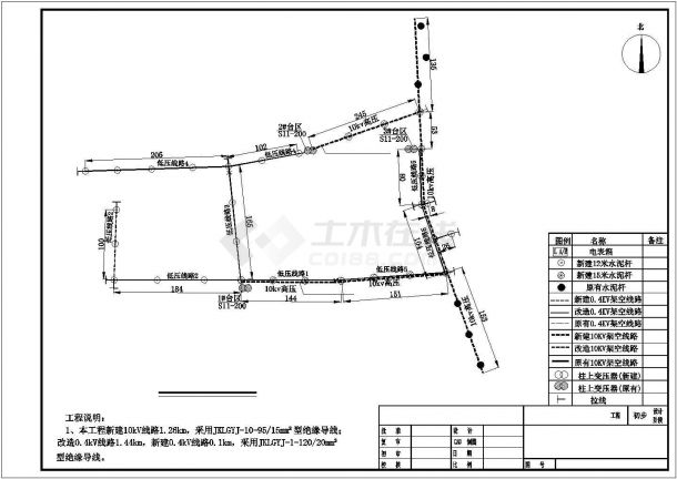 某电网农网改造台电气系统设计图纸-图一