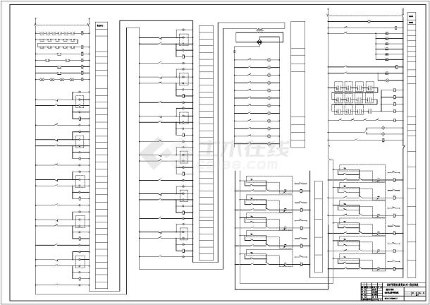 某公司生产系统动力及集中控制系统原理图-图二