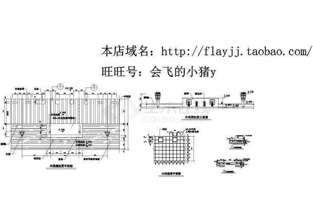 木栈道组景CAD建筑设计施工图-图一