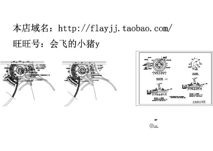 喷水池 CAD建筑设计施工图_图1