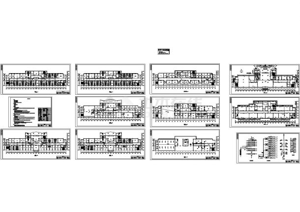 某十二层医院综合楼电气设计图（含11张图纸）-图一