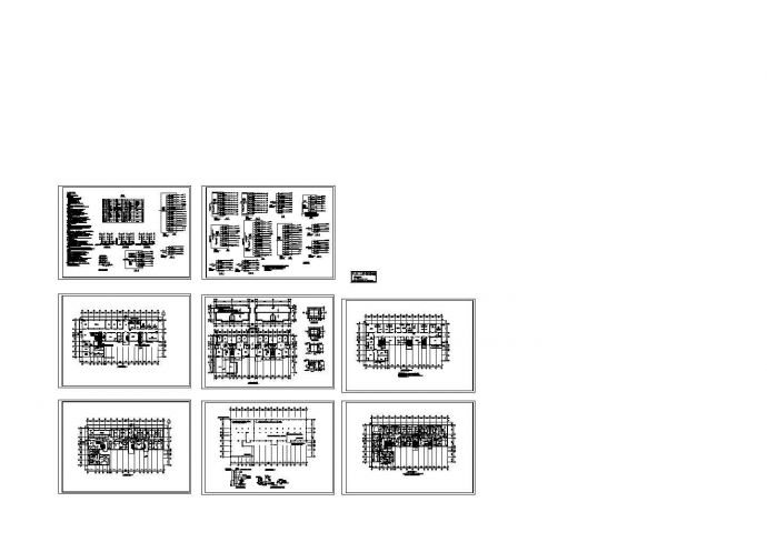 某六层医院综合楼电气设计图（含8张图纸）_图1