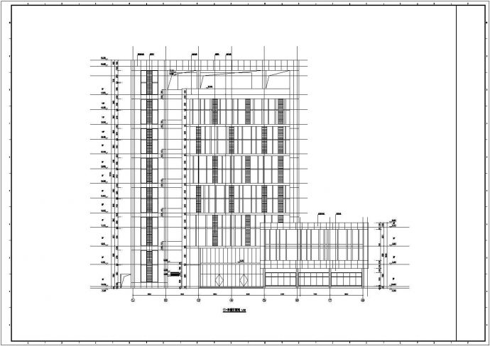 某地十二层剪力墙结构综合楼建筑设计施工图纸_图1