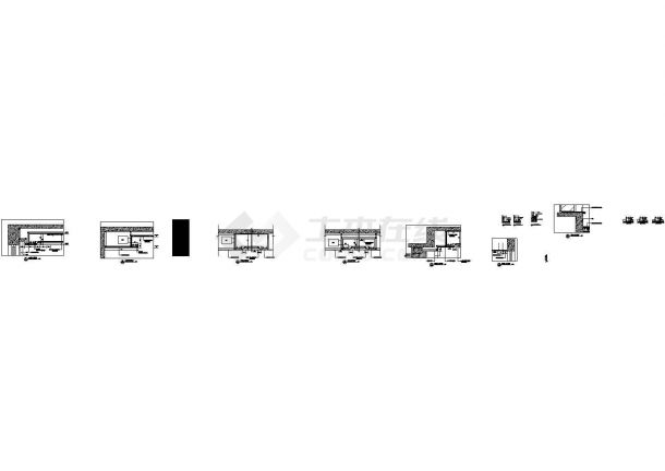广州富力地产标准化样板房项目B戶型装修设计CAD施工图-图二