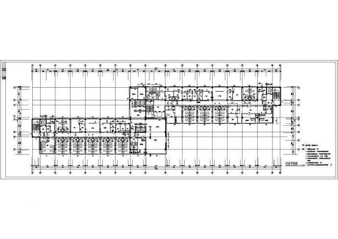 福建某医院十层框剪结构门诊楼建筑设计方案图_图1
