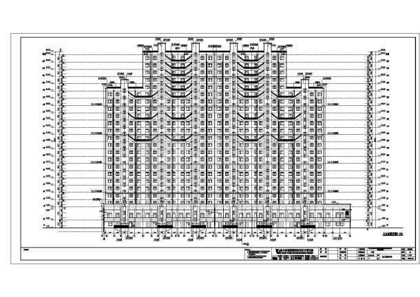 某小区23层框剪结构住宅楼建筑设计施工图-图二
