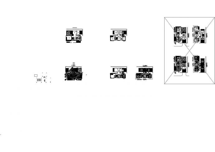 珠海华发水郡项目V2型别墅样板房装修设计CAD施工图_图1