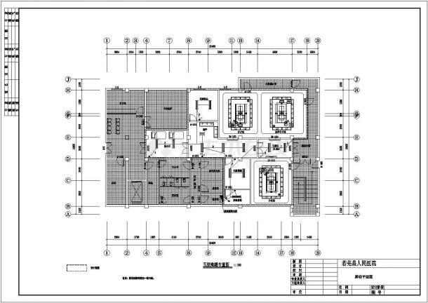 某地人民医院手术部洁净工程电气施工图-图一