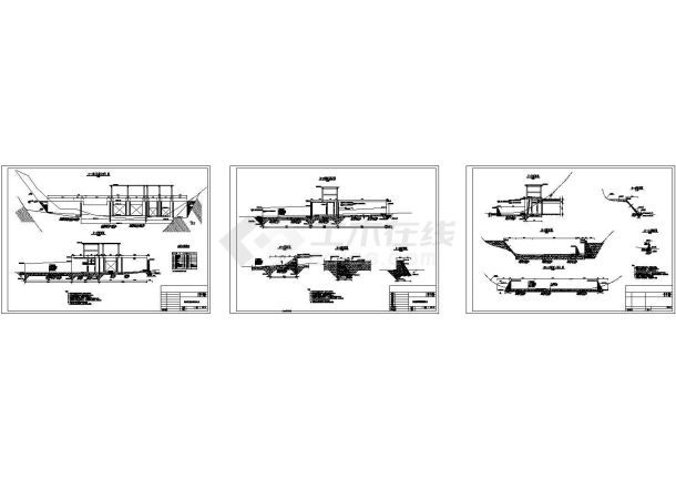 【四川】水电站工程全套CAD图纸（水利枢纽）-图二