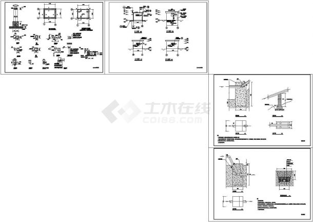【重庆】小型农田水利综合工程CAD施工图(渠道 山坪塘 泵站)-图一