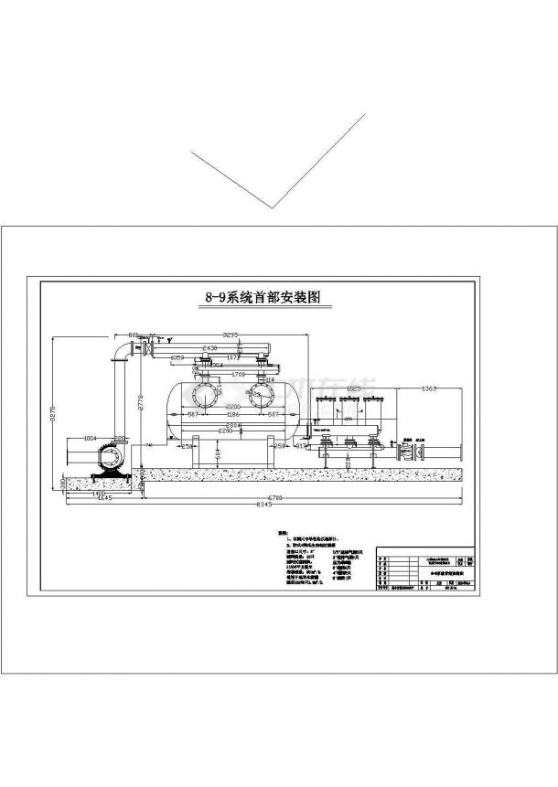 【宁夏】2万亩节水灌溉建设项目CAD施工图（低压管道灌结合滴灌）-图二