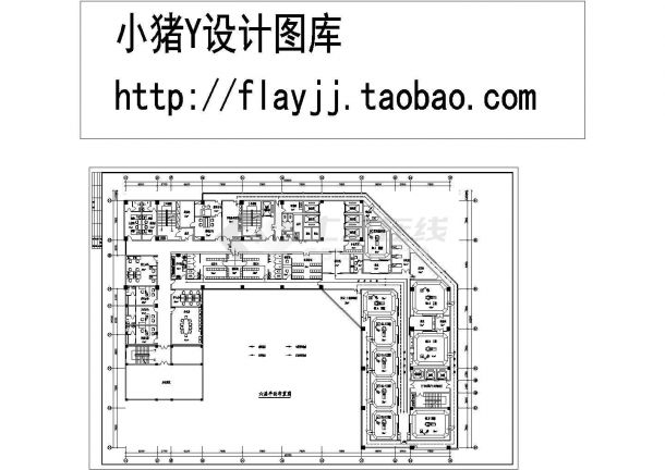 深圳某医院手术室建筑设计CAD施工图-图一