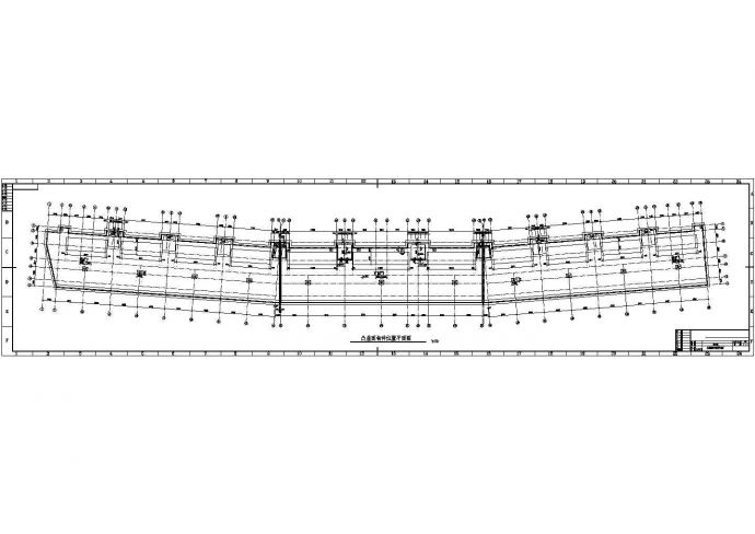 异型柱框架结构综合楼建筑结构CAD图纸_图1