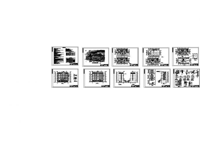 【5层】1200平米框架综合楼毕业全套设计图（布置图，网络进度图，计算书（含结构，施组）、建筑结构CAD图(含卫祥图））_图1