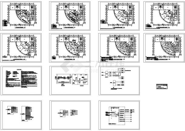 机房电气设计图纸CAD图-图一
