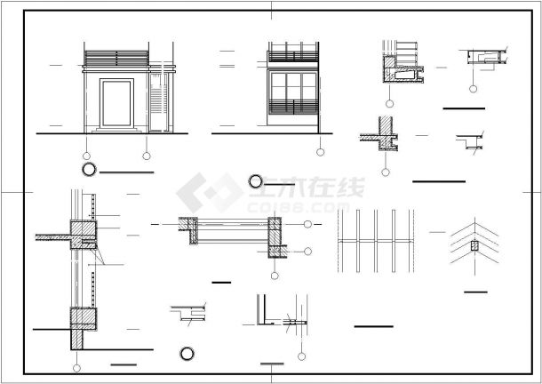 某地300平米别墅建筑施工图（含设计说明）-图一