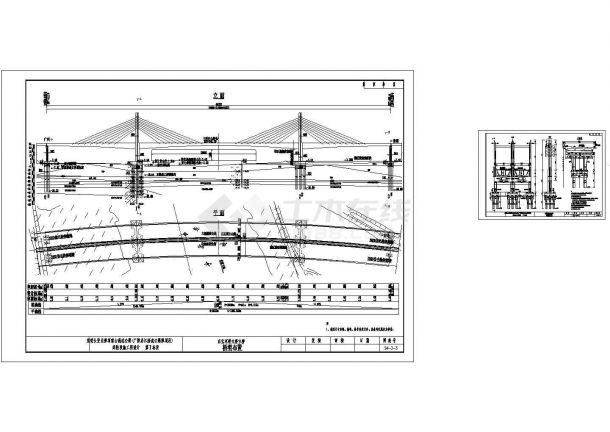 东宝河特大桥主桥设计施工图-图一