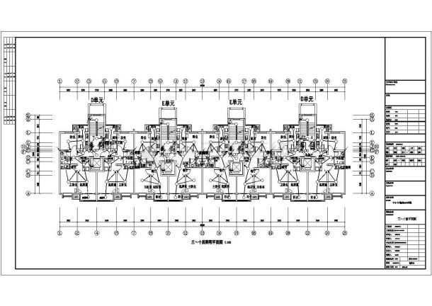 某地区的十五层定向安置房电气全套图纸-图二