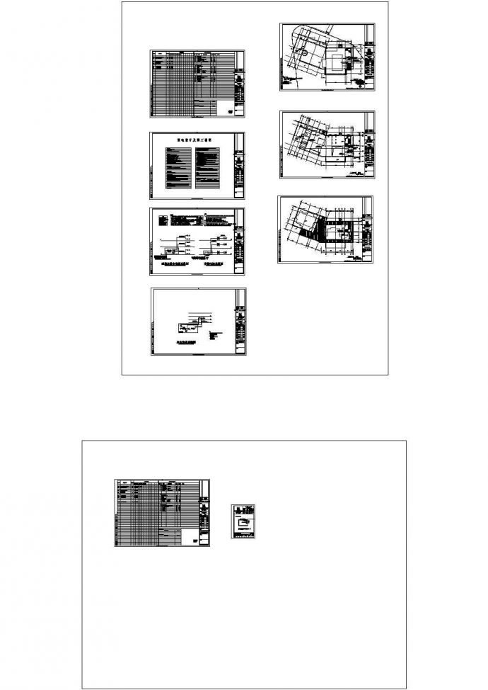某1978平方米售楼处建筑设计cad全套施工图（含结构设计，含给排水设计，含电气设计，含设计说明）_图1