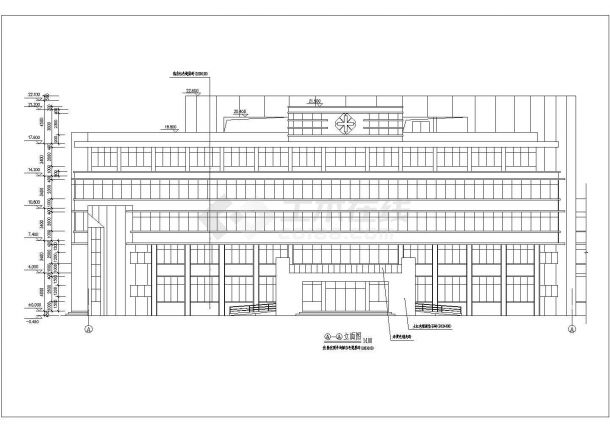 某地上六层框架结构医院综合楼建筑设计方案-图二