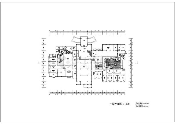 山东济南某地三层框架结构综合楼建筑设计方案图纸-图二