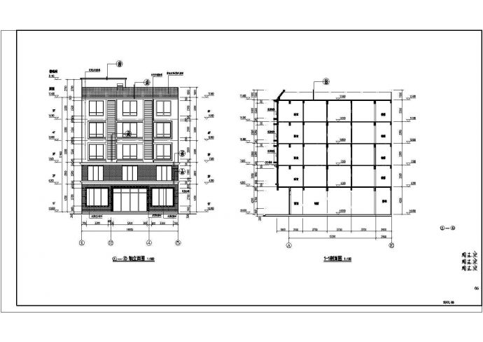 海南某五层私人宾馆建筑设计施工图_图1