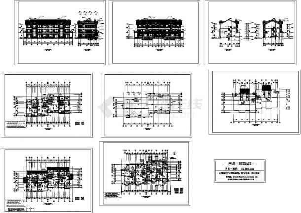 西湖单体别墅全套建筑图纸（共8张）-图一