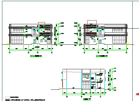 某教育科研设备产业园--接待厅建筑图_图1