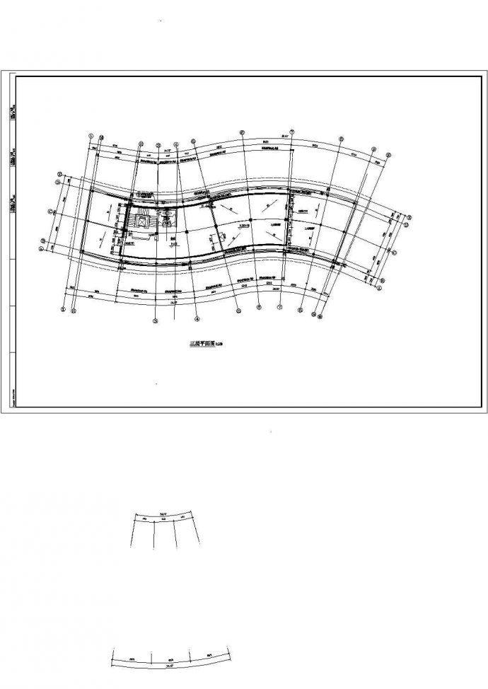 某详细的会所建筑施工图CAD图纸_图1