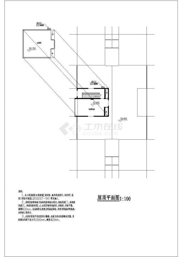 某精美的高层住宅方案设计CAD图纸-图二