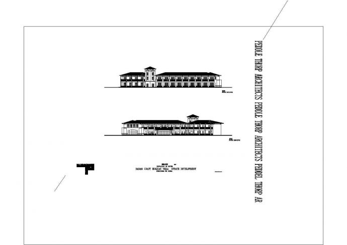 某地南澳别墅建筑CAD方案设计（全套）_图1