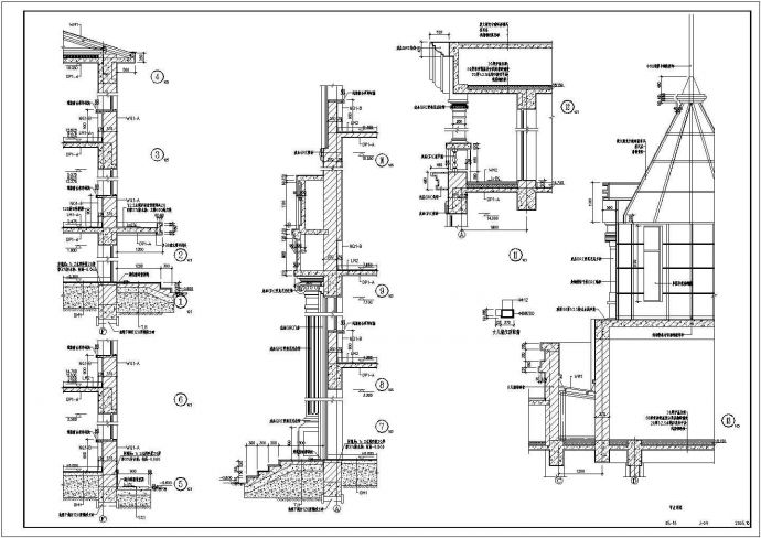 某市政办公楼建筑施工CAD图（含效果图）_图1