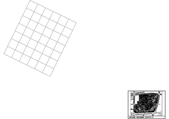 阳光小区规划设计CAD施工图_图1