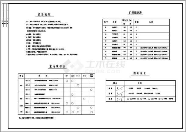 某地大型滨河茶馆设计图（共5张）-图一