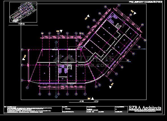 某地大型详细商务楼建筑改造施工图-图二